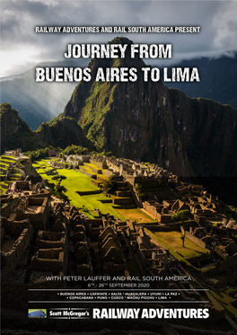 Journey from Buenos Aires to Lima