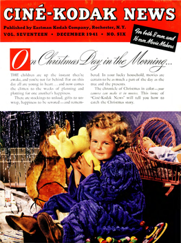 Cine Kodak News; Vol. 17, No. 6; Dec. 1941
