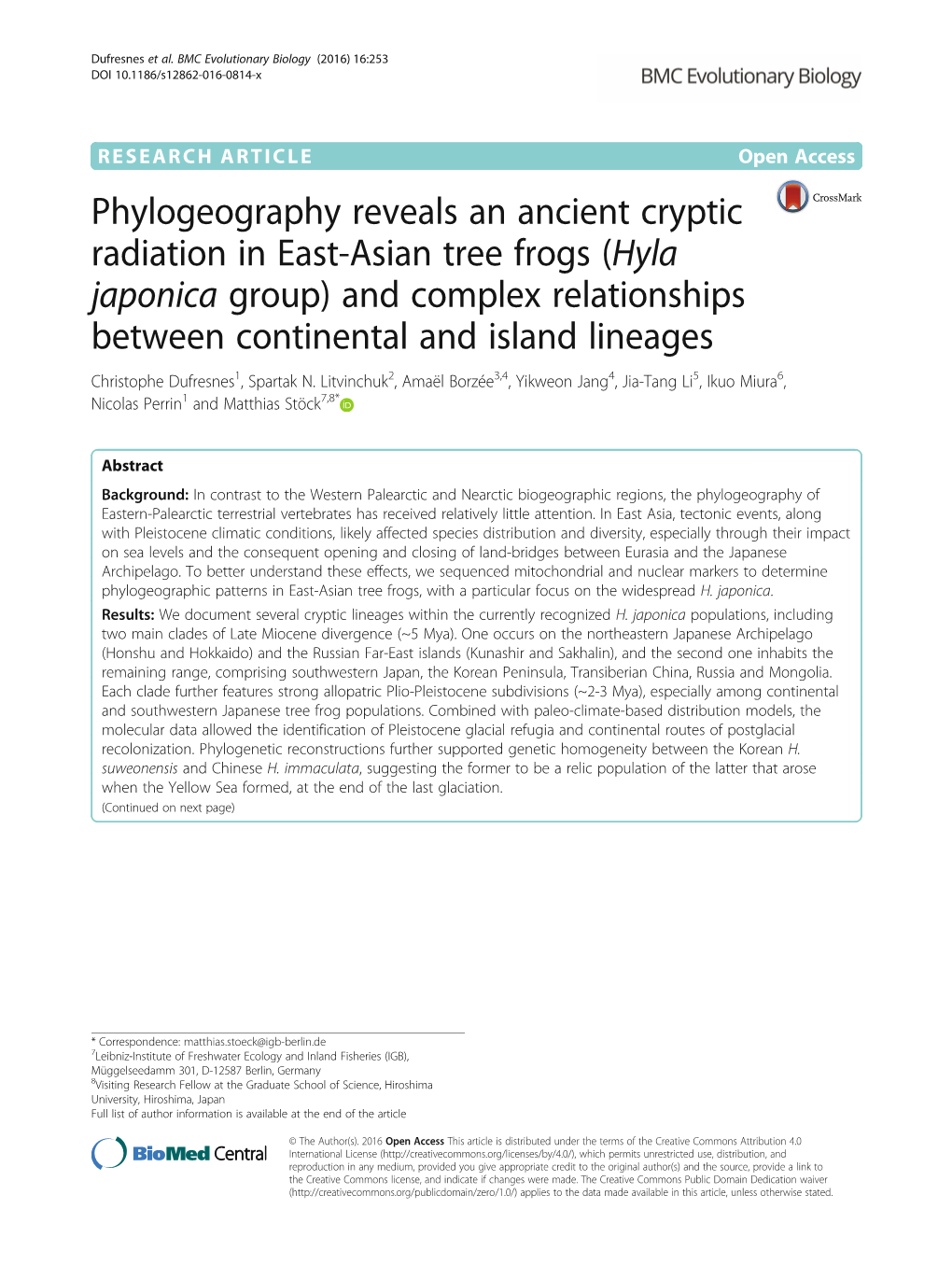 Phylogeography Reveals an Ancient Cryptic Radiation in East-Asian Tree