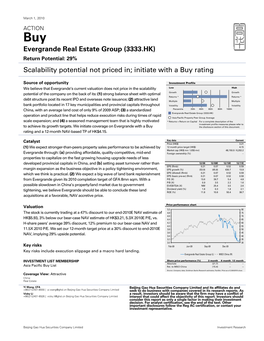 Evergrande Real Estate Group (3333.HK) Scalability Potential Not