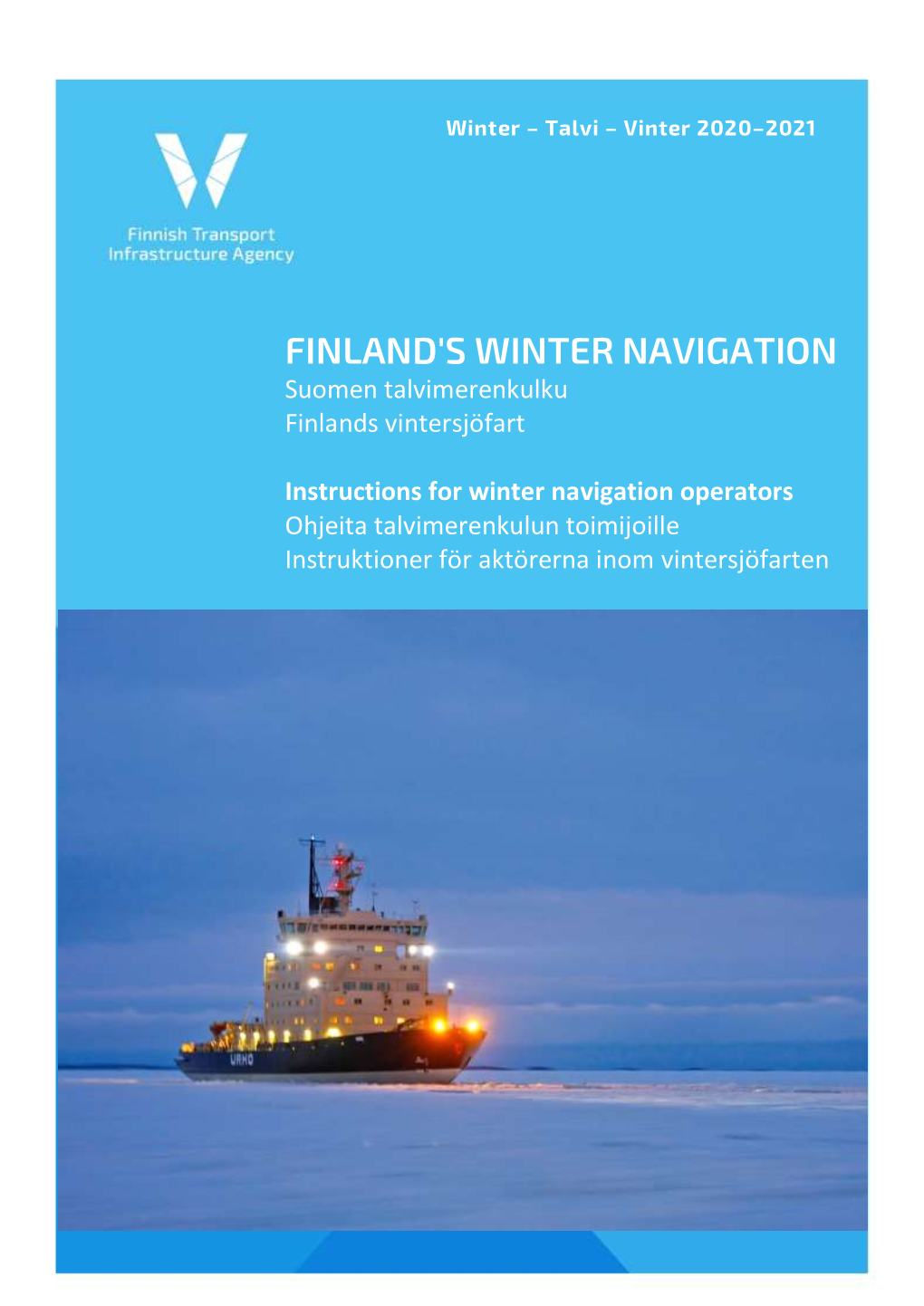 Finland's Winter Navigation 2020-2021