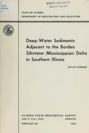 Deep-Water Sediments Adjacent to the Borden Siltstone (Mississippian) Delta