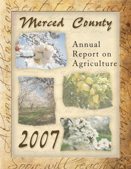 2007 Merced County Annual Reoprt on Agriculture
