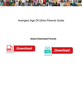 Avengers Age of Ultron Parents Guide