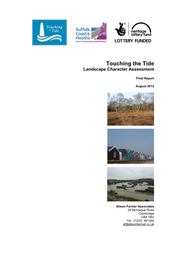 Suffolk Coast Landscape Character Assessment