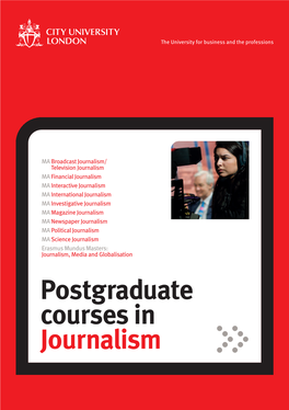 Postgraduate Courses in Journalism Page 1 Detailed Course and Module Descriptions (Cont.)