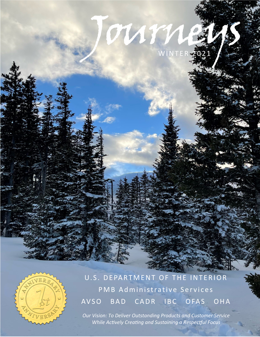 Winter 2021 U.S. Department of the Interior Pmb