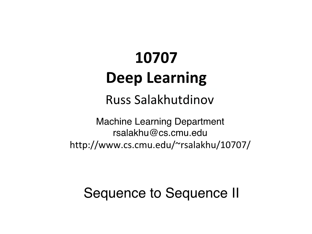 Lecture Seq2seq2 2019.Pdf