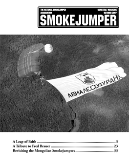 Smokejumper, Issue No. 57, October 2007