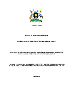 BUSIA UPDATED ESIA FINAL Approved by RSA.Pdf