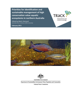 Priorities for Identification and Sustainable Management of High Conservation Value Aquatic