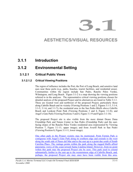 Aesthetics/Visual Resources