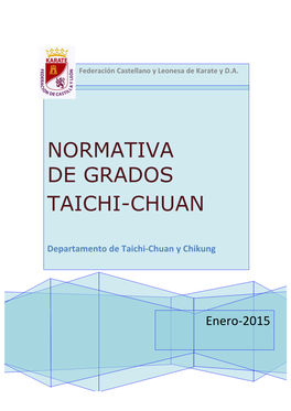 Normativa De Grados Taichi-Chuan