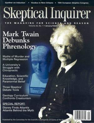 Mark Twain Debunks Phrenology
