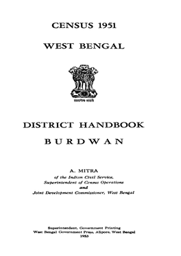 Census 1951 West Bengal