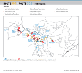 Route501/ Route 502 Station Links