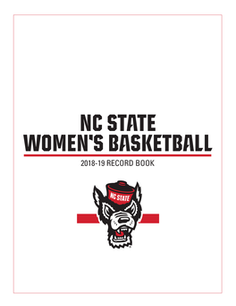 Nc State Women's Basketball 2018-19 Record Book Reynolds Coliseum Records | Wolfpack Records