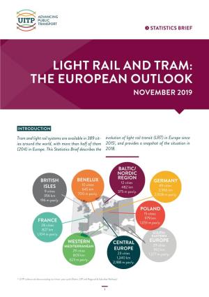 Light Rail and Tram: the European Outlook November 2019
