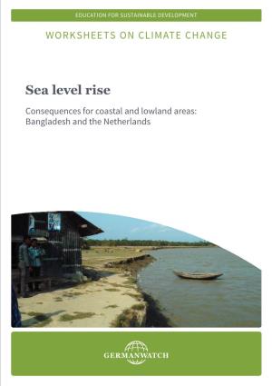 Worksheets on Climate Change: Sea Level Rise