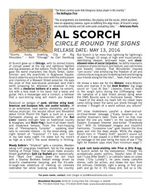Al Scorch’S Songs Are Incredibly Literate and Tell Some Quite Compelling Tales