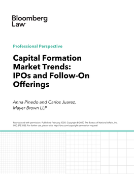 Capital Formation Market Trends: Ipos and Follow-On Offerings