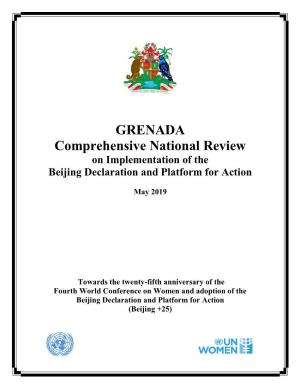 GRENADA Comprehensive National Review on Implementation of the Beijing Declaration and Platform for Action