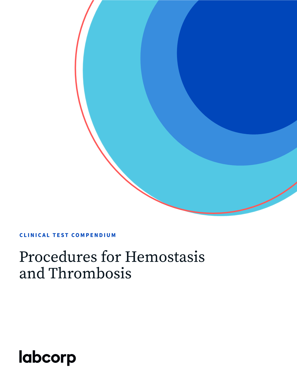 Hemostasis and Thrombosis Test Compendium