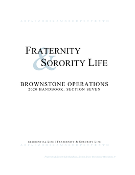 Fraternity Sorority Life