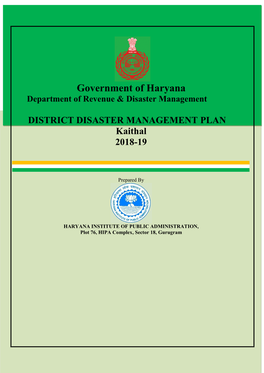 Government of Haryana Department of Revenue & Disaster Management