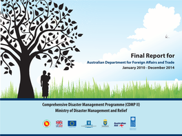 Final Report for Australian Department for Foreign a Airs and Trade January 2010 - December 2014