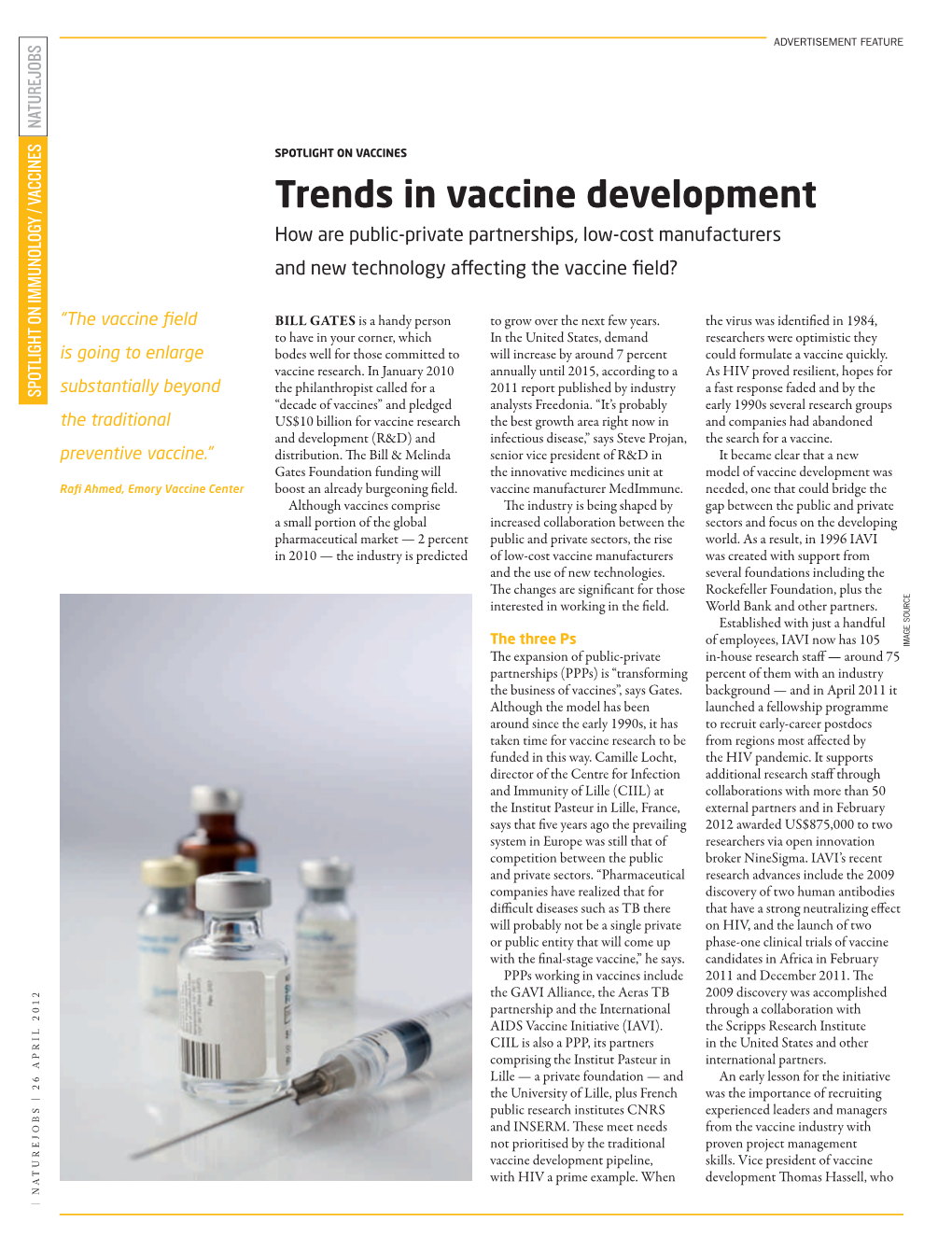 Trends in Vaccine Development