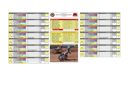 Heat No. Rider Replacement Pt Result Score Heat No. Rider Replacement Pt Result Score 1 Brady Kurtz 0 1 1 3 Dan Bewley 3 5 25 1