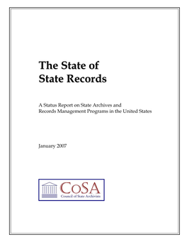 The State of State Records