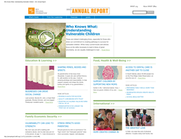 Who Knows What: Understanding Vulnerable Children - 2011 Annual Report