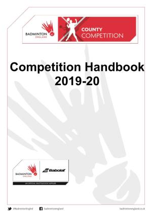 Competition Handbook 2019-20 V4