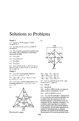 Solutions to Problems