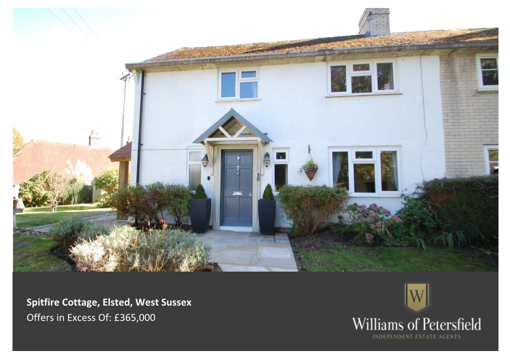 Spitfire Cottage, Elsted, West Sussex Offers in Excess Of: £365,000