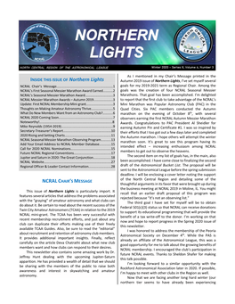NCRAL Northern Lights Winter 2020