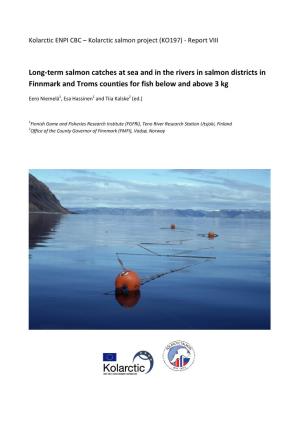 Long-Term Salmon Catches in Troms and Finnmark