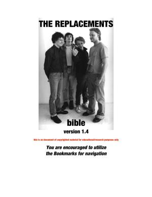 The Replacements Bible