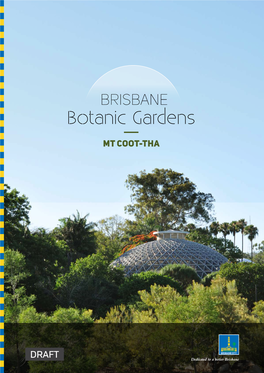 Draft Brisbane Botanic Gardens Mt Coot-Tha Master Plan 2017 Sets the Vision and Strategic Framework to Guide the Next Generation of Growth in the Gardens