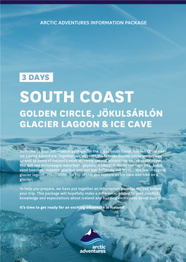 South Coast Golden Circle, Jökulsárlón Glacier Lagoon & Ice Cave
