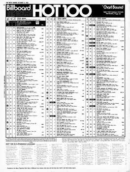 Billboard, *Chart Bound C Copyright 1982 Billboard Publications