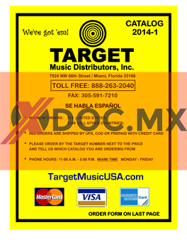 TARGET Music Distributors, Inc