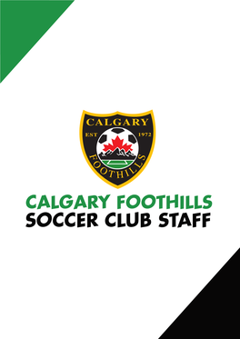 Calgary Foothills Soccer Club Staff Technical Director