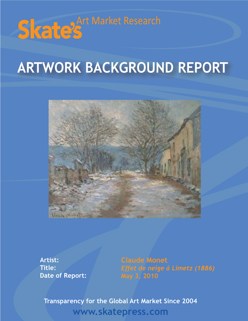 Artwork Background Report