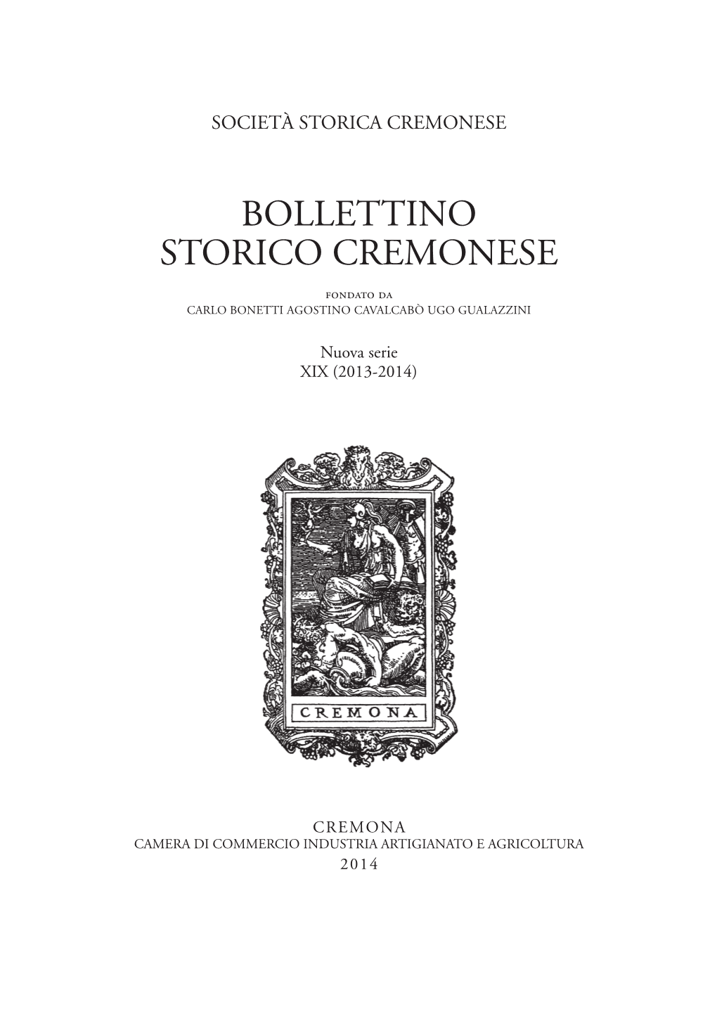 Bollettino Storico Cremonese