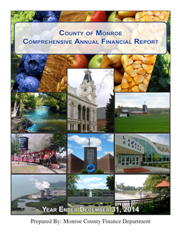 Year Ended December 31, 2014 Prepared By: Monroe County Finance Department