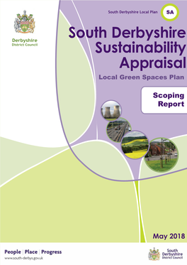 South Derbyshire Sustainability Appraisal Local Green Spaces Plan