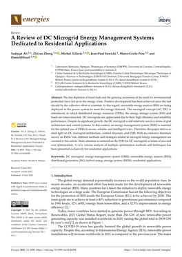 A Review of DC Microgrid Energy Management Systems Dedicated to Residential Applications